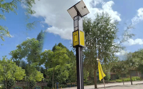 泽普智慧路灯安装